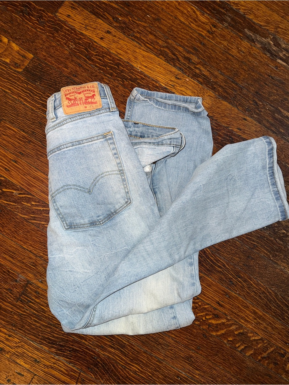 Levi's Light Wash Men’s Straight Jeans